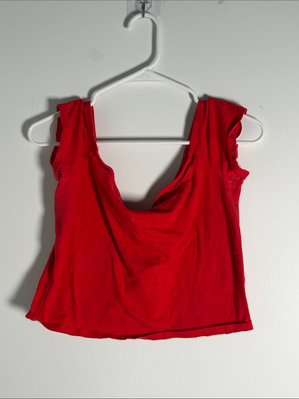 Charlotte Russe red sleeveless sexy cute crop top